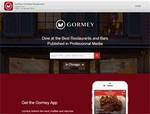 Tablet Screenshot of gormey.com